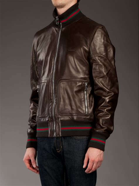 Men's Gucci Leather Jackets 